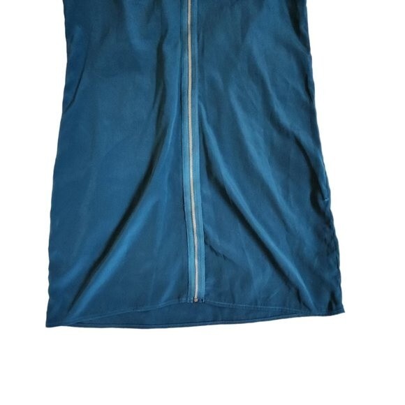 Hello Miss Women's Blue-Green 3/4 Sleeve Mini Shift Dress Size S - Picture 7 of 10